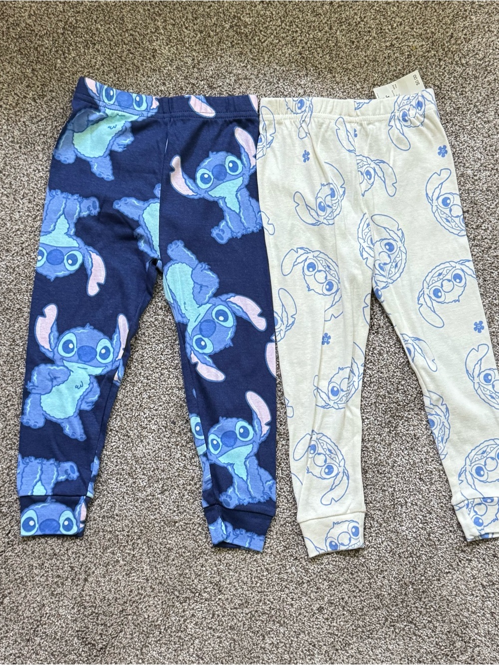 Stitch Print Kids Pajama Pants - 3T
